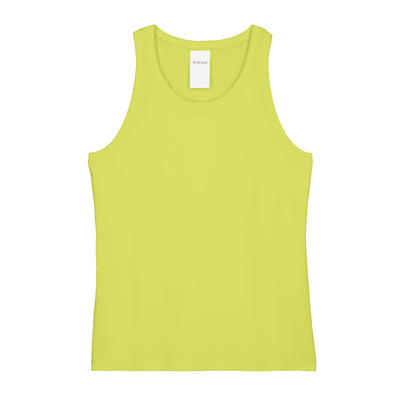 Racer Back Singlet - Fluro Yellow