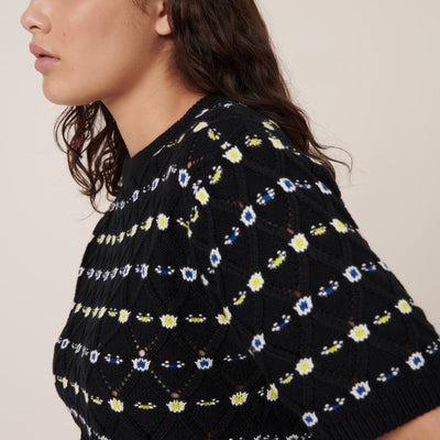 Rhode Top - Daisy Jacquard