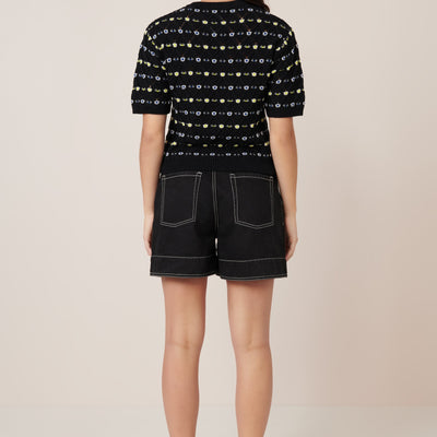 Rhode Top - Daisy Jacquard