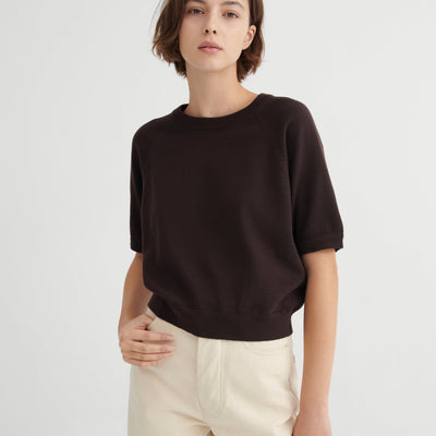 Shoreline Knit Tee - Sable