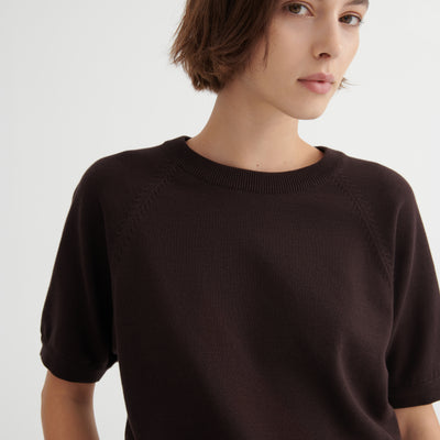 Shoreline Knit Tee - Sable