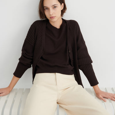 Shoreline Knit Tee - Sable