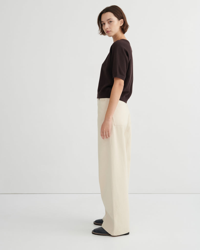 Shoreline Knit Tee - Sable