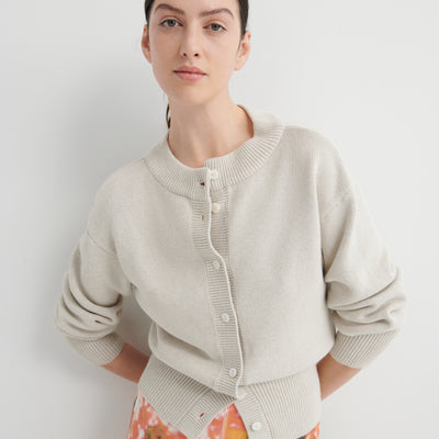 Silhouette Cardigan - Oat