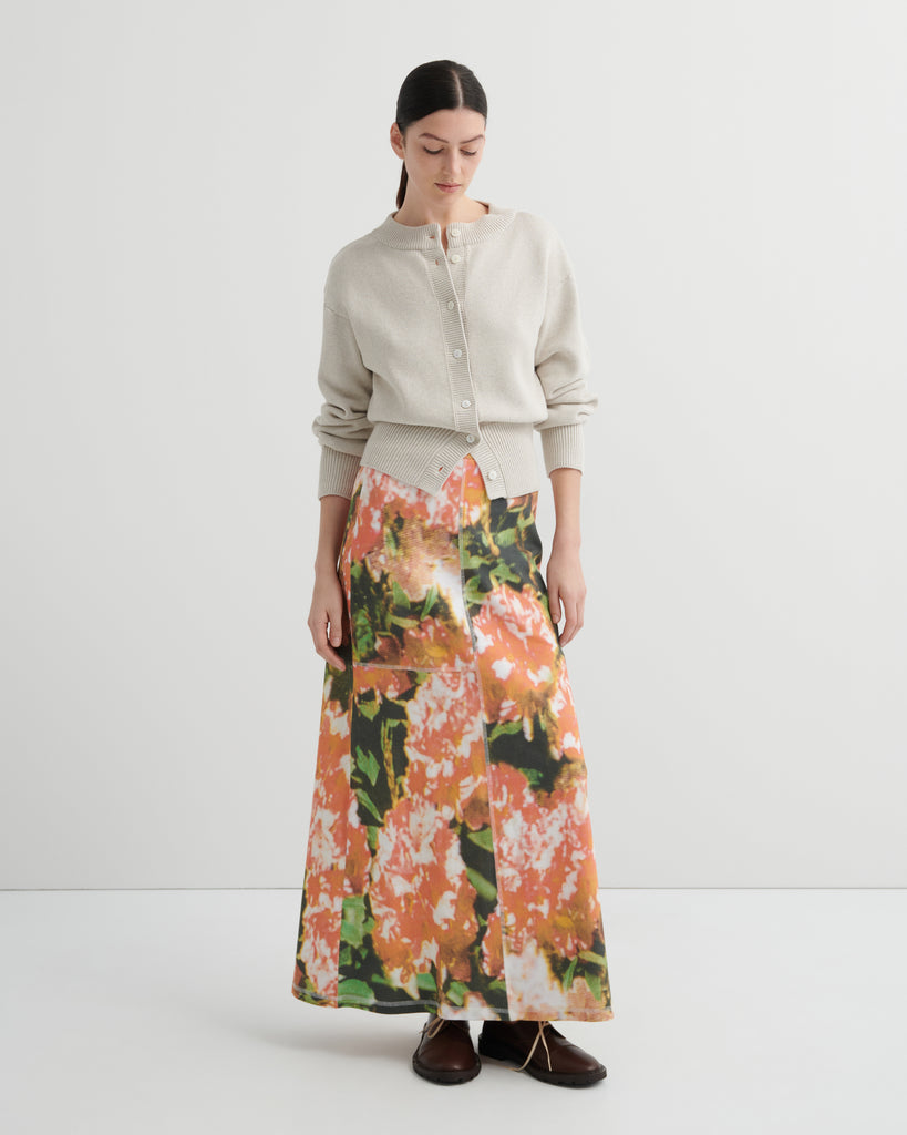 Silhouette Cardigan - Oat