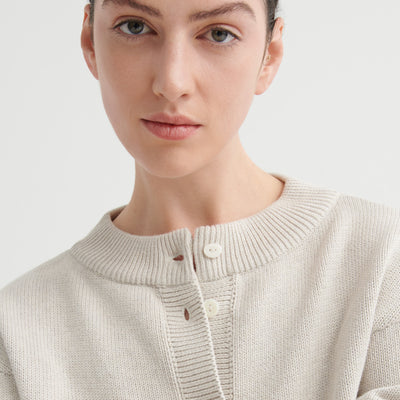 Silhouette Cardigan - Oat