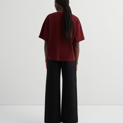 Stencil Tee - Maroon