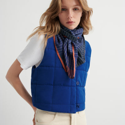 Studio Vest - Factory Blue