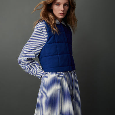 Studio Vest - Factory Blue