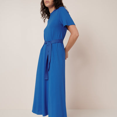 T-Shirt Swing Dress - Azure