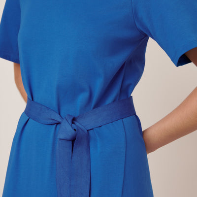 T-Shirt Swing Dress - Azure