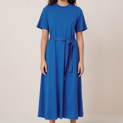 T-Shirt Swing Dress - Azure