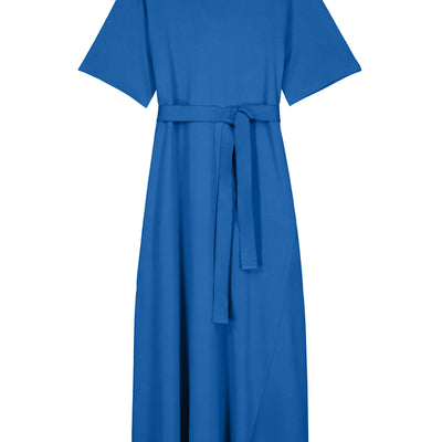 T-Shirt Swing Dress - Azure
