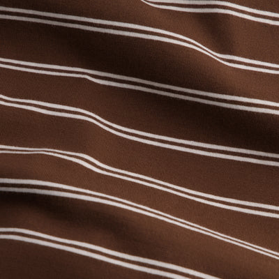 Tank Swing Dress - Brown Stripe