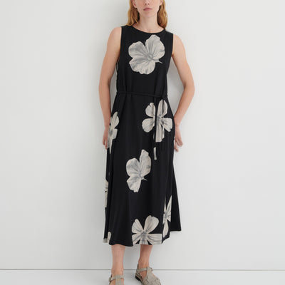 Tank Swing Dress - Monochrome Floral