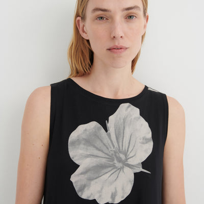 Tank Swing Dress - Monochrome Floral