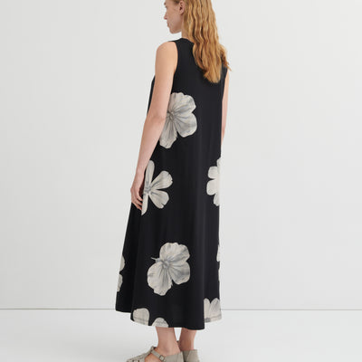 Tank Swing Dress - Monochrome Floral
