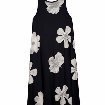 Tank Swing Dress - Monochrome Floral