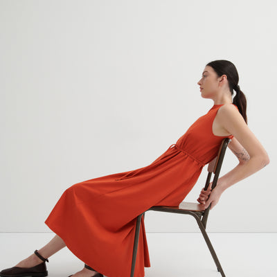 Tank Swing Dress - Nasturtium