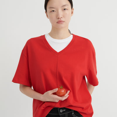 Unity Tee - Poppy Red