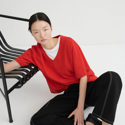 Unity Tee - Poppy Red