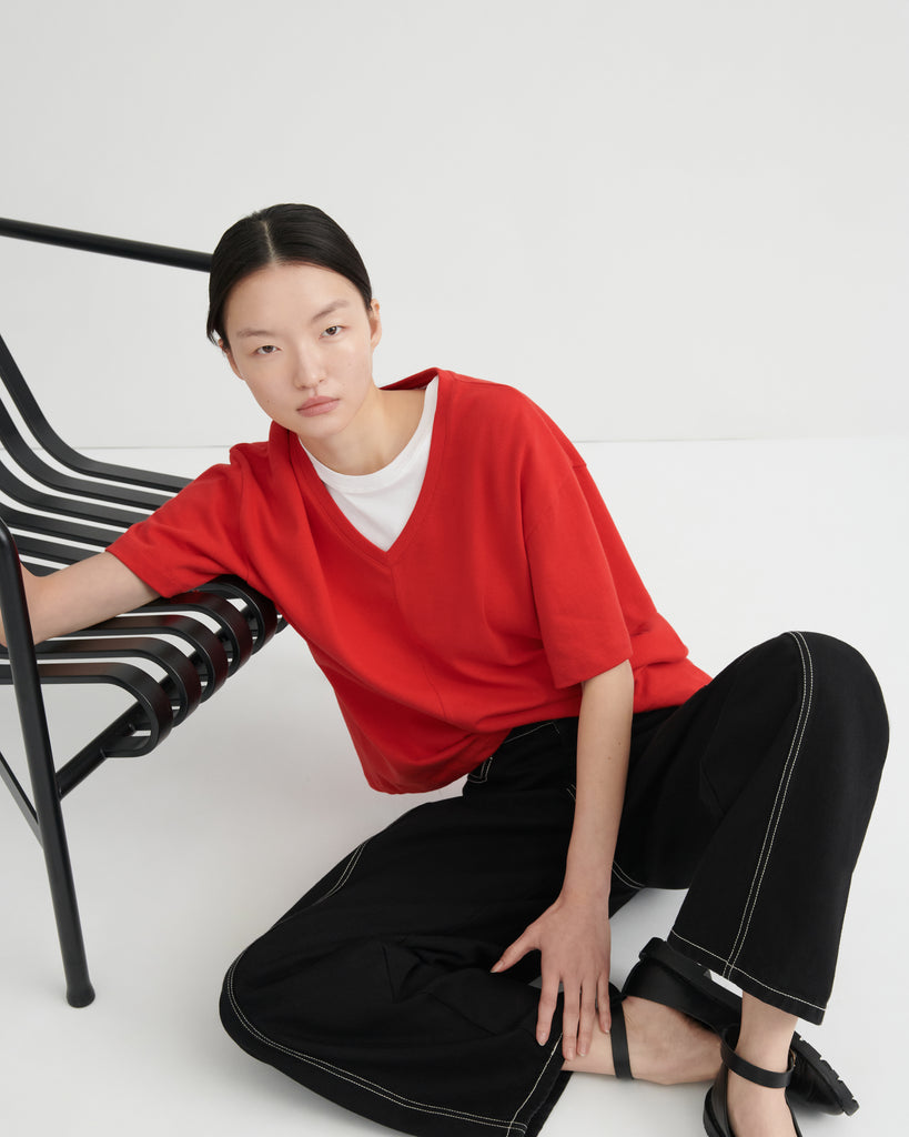 Unity Tee - Poppy Red
