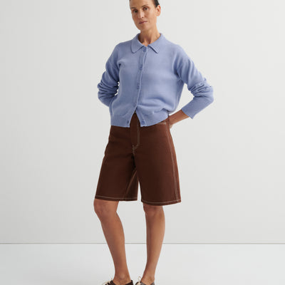 Utility Cardigan - Periwinkle