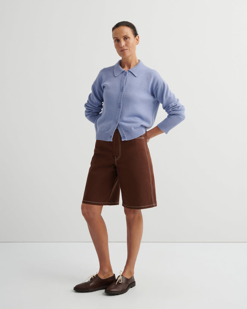 Utility Cardigan - Periwinkle