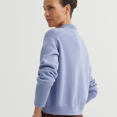 Utility Cardigan - Periwinkle