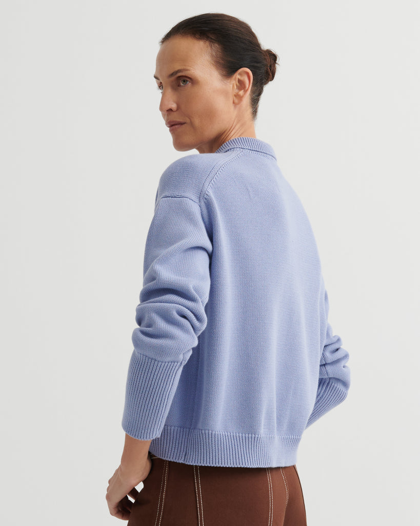 Utility Cardigan - Periwinkle