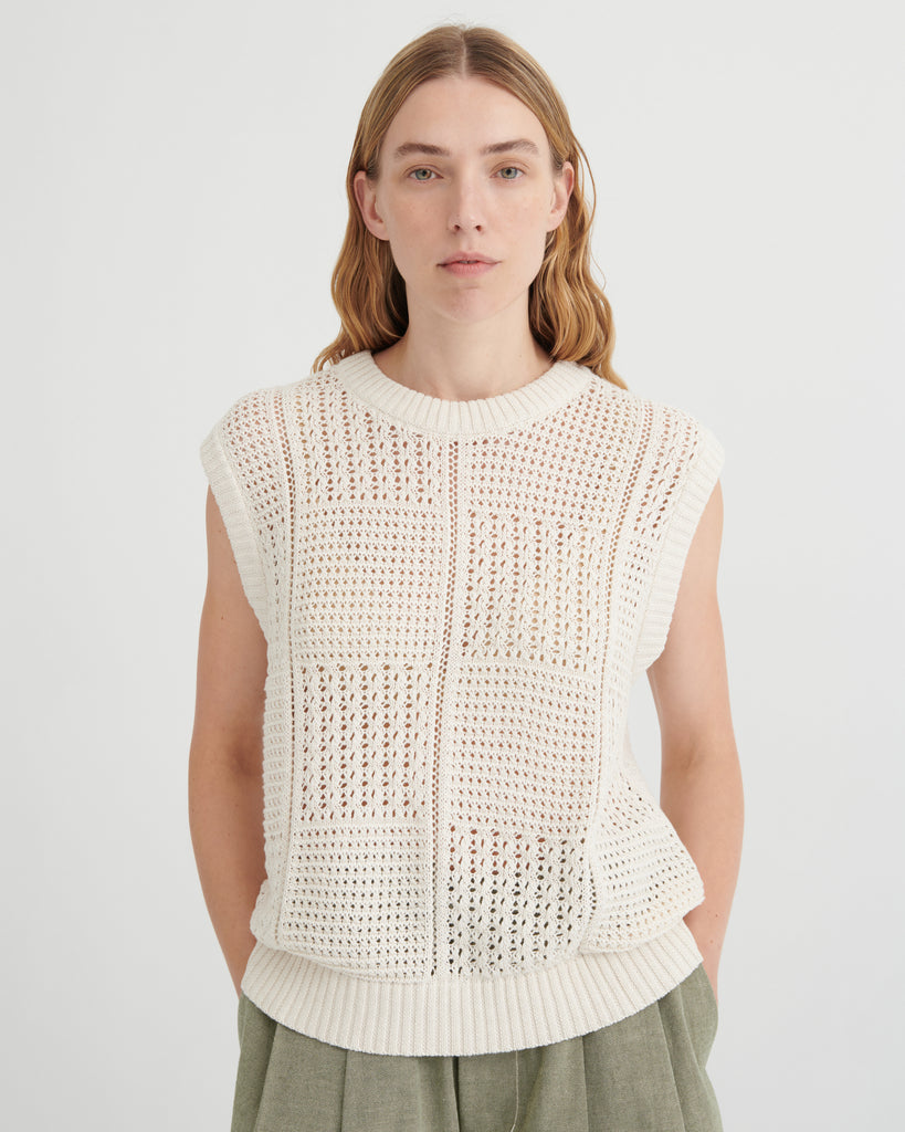 Verse Top - Ecru