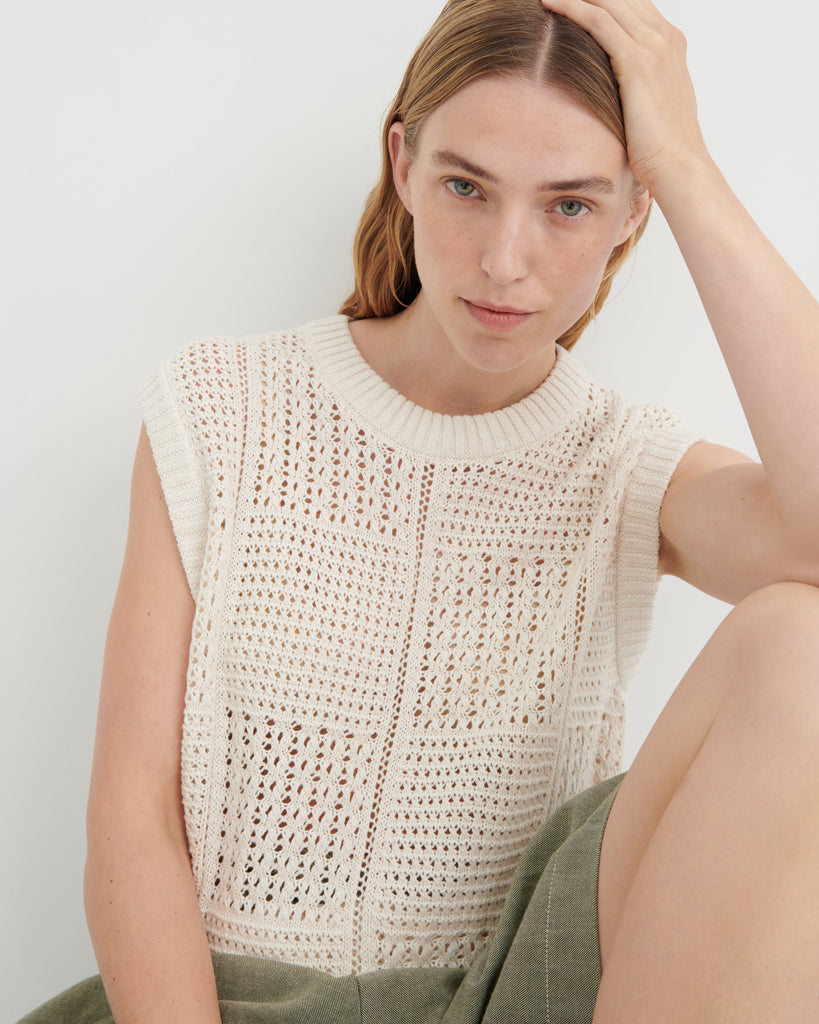 Verse Top - Ecru
