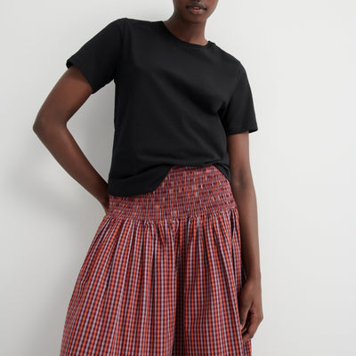 Weaver Skirt - Maroon Check