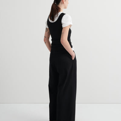 Wide Leg Pants - Black
