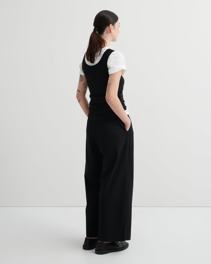 Wide Leg Pants - Black