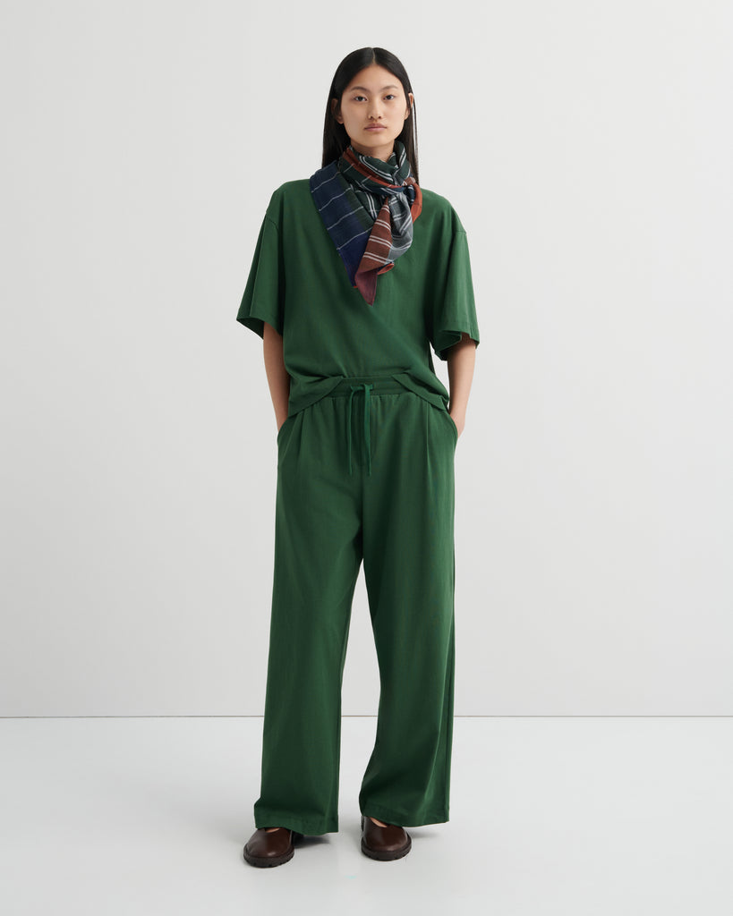 Wide Leg Pants - Forest
