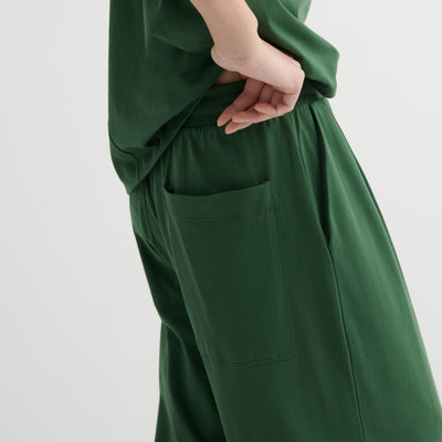 Wide Leg Pants - Forest