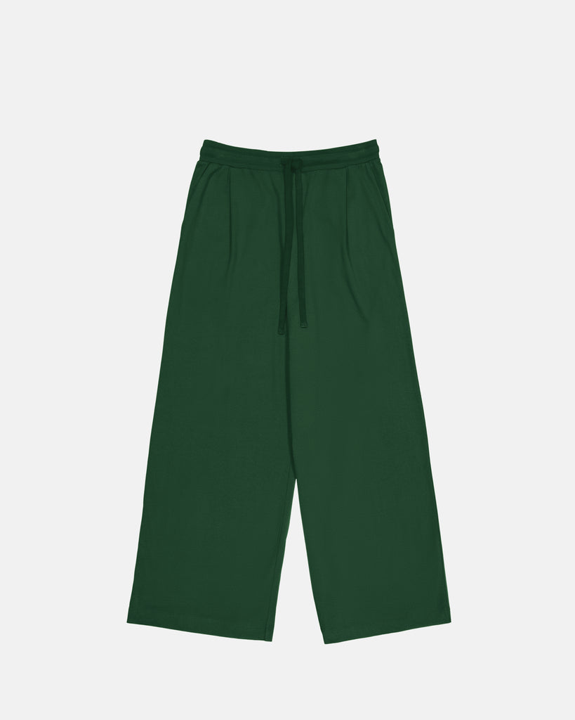 Wide Leg Pants - Forest