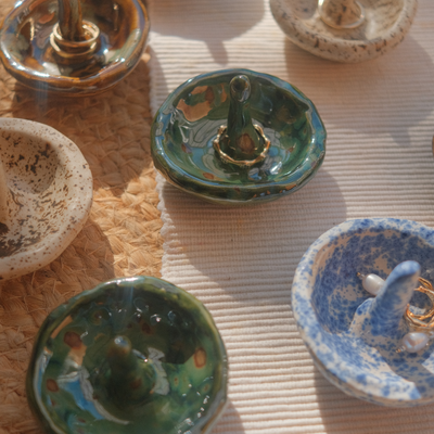 Stemmed Ring Dishes
