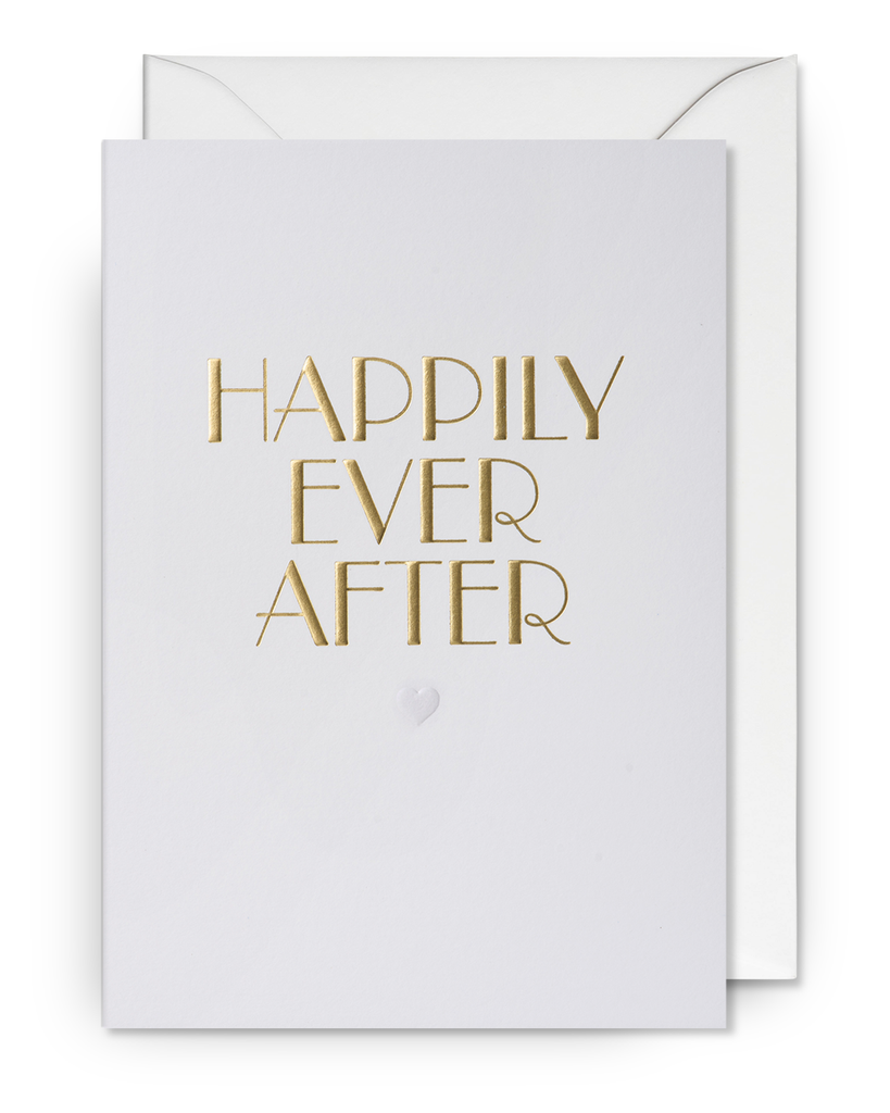 Card - Gold Happily Ever After