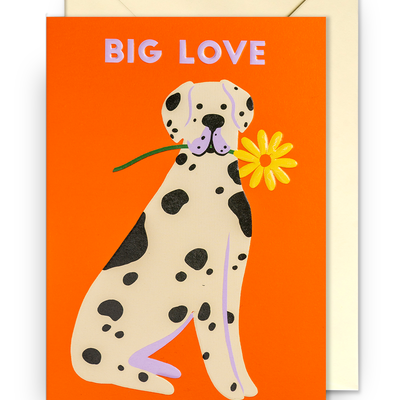 Card - Big Love Dalmation