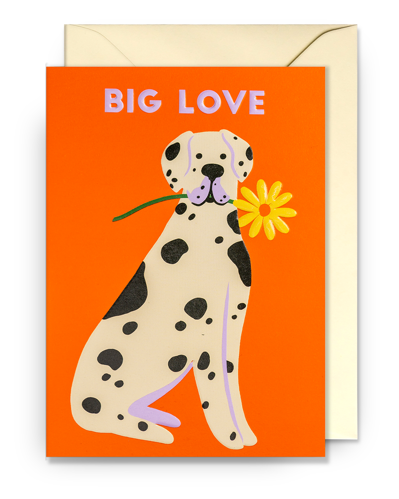 Card - Big Love Dalmation