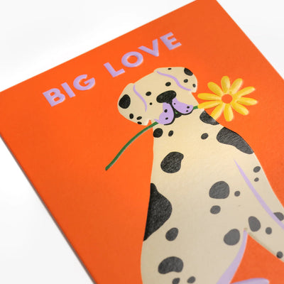 Card - Big Love Dalmation