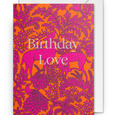 Card - Deer Birthday Love