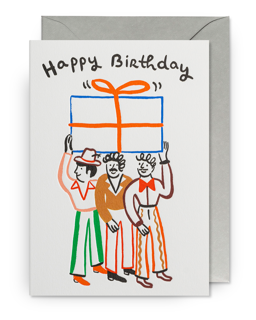 Card - Big Present Happy Birthday