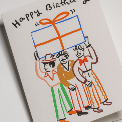 Card - Big Present Happy Birthday
