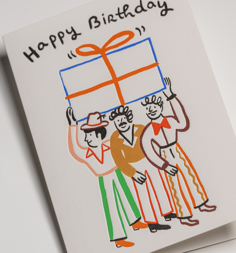 Card - Big Present Happy Birthday