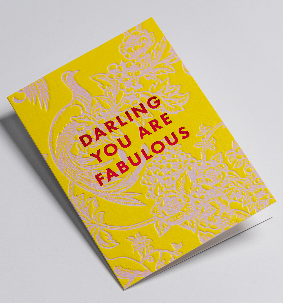 Card - Darling You Are Fabulous