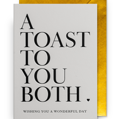 Card - A Toast To You Both