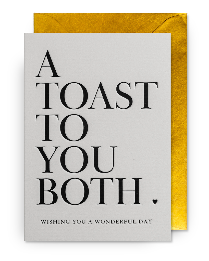 Card - A Toast To You Both